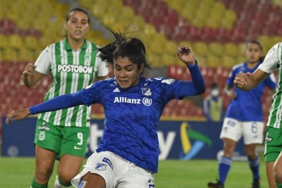 Sin goles terminaron Millonarios y Nacional femenino en El Campín
