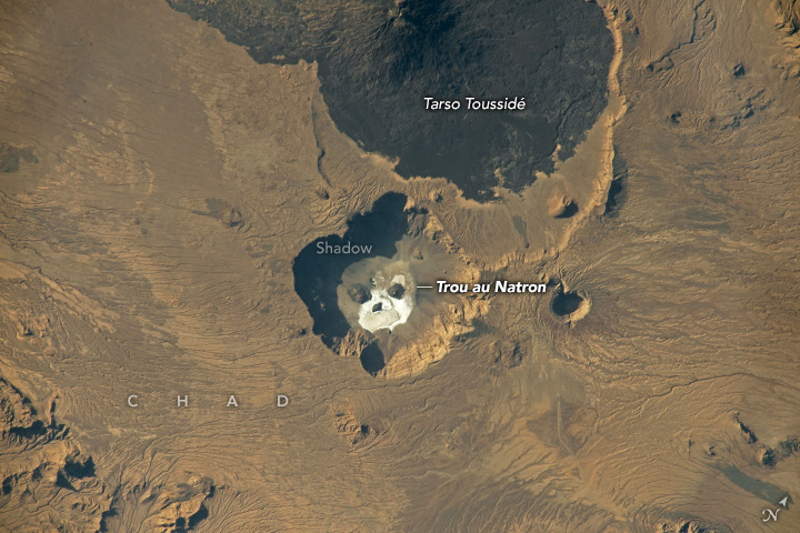 Un astronauta vio desde la Estación Espacial algo que parece una calavera, ¿qué es?