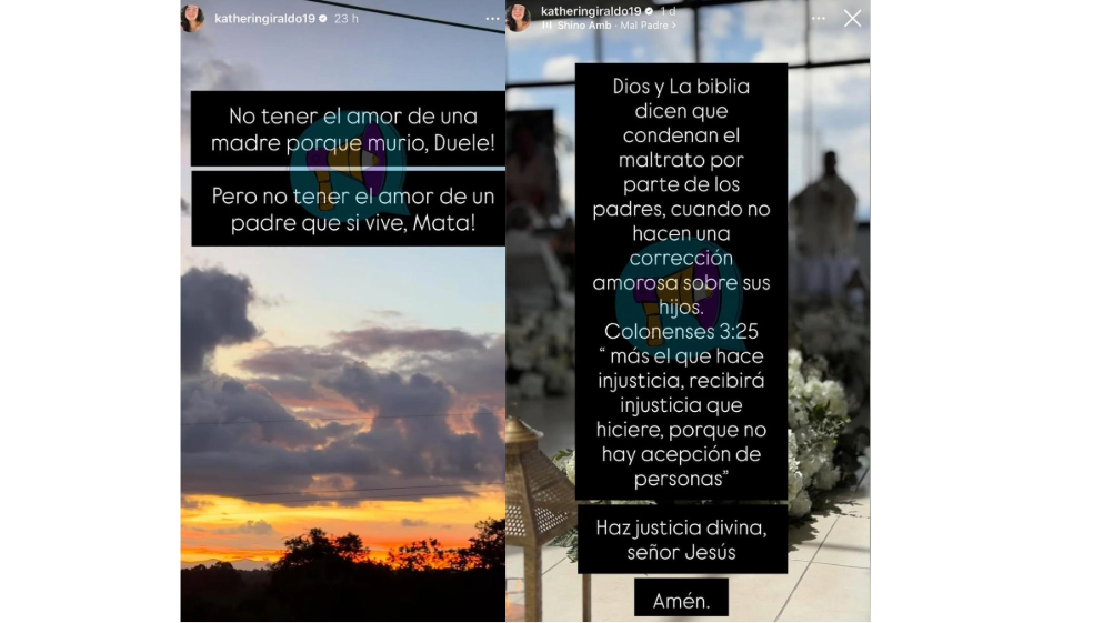Hermanastra de Karol G desata polémica con fuerte mensaje contra su padre: “Justicia divina”