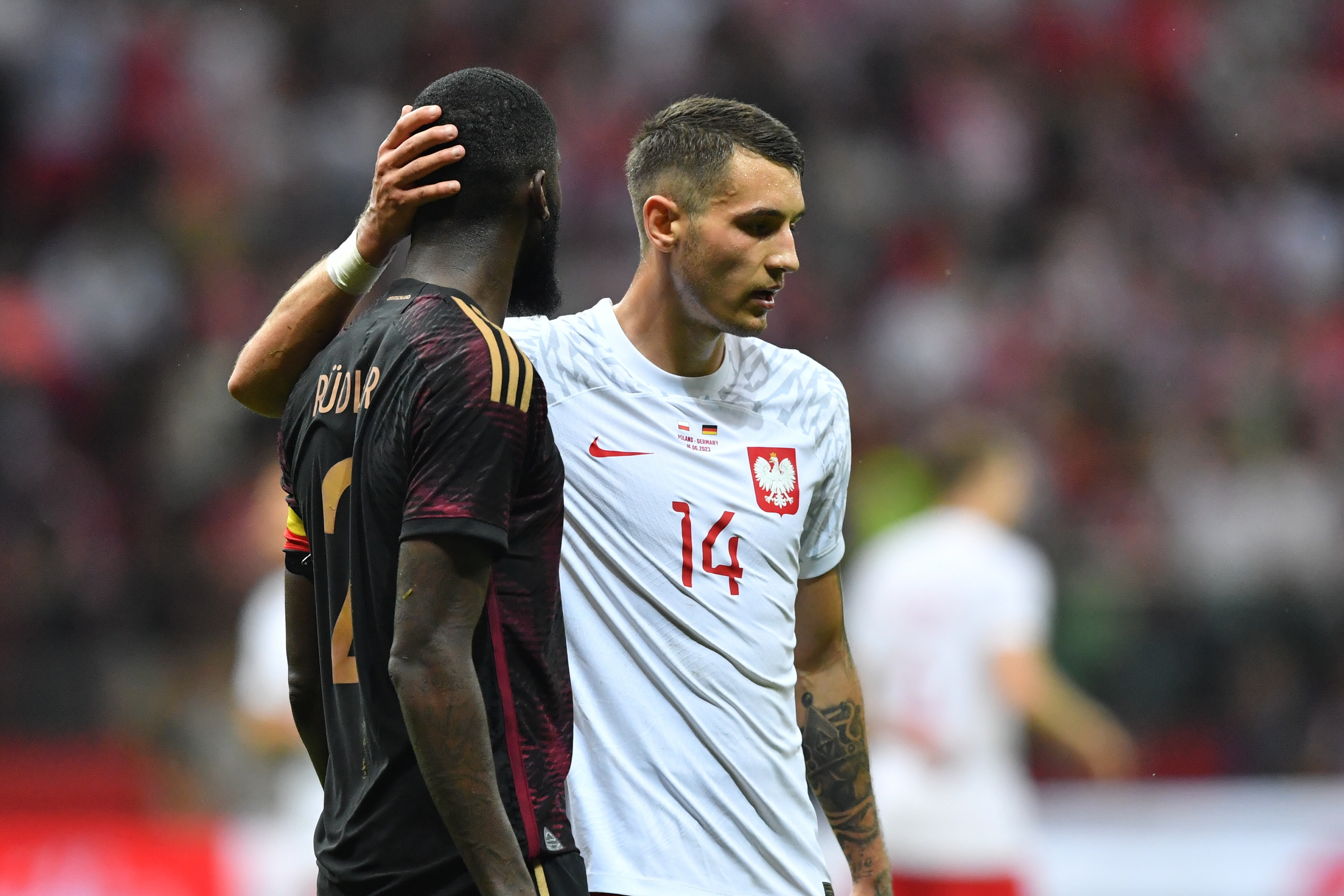 Alemania, próximo rival de Colombia, perdió con Polonia en duelo de exhibición