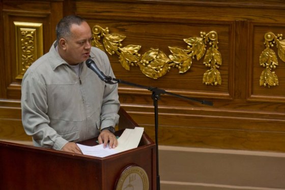 El presidente de la Asamblea Nacional venezolana, el oficialista Diosdado Cabello.