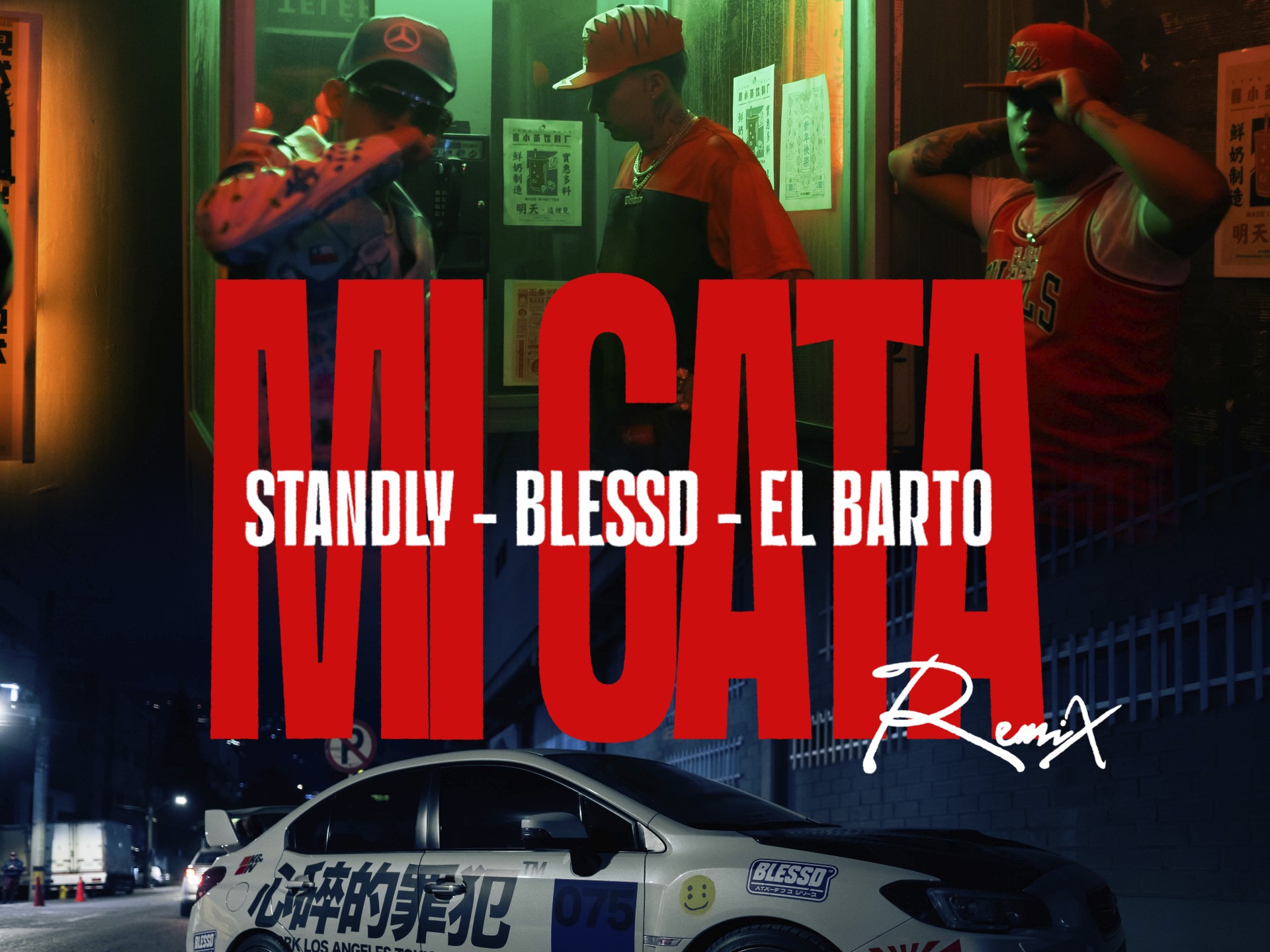 Blessd junto a Standly y El Barto presentan “Mi Gata Remix”