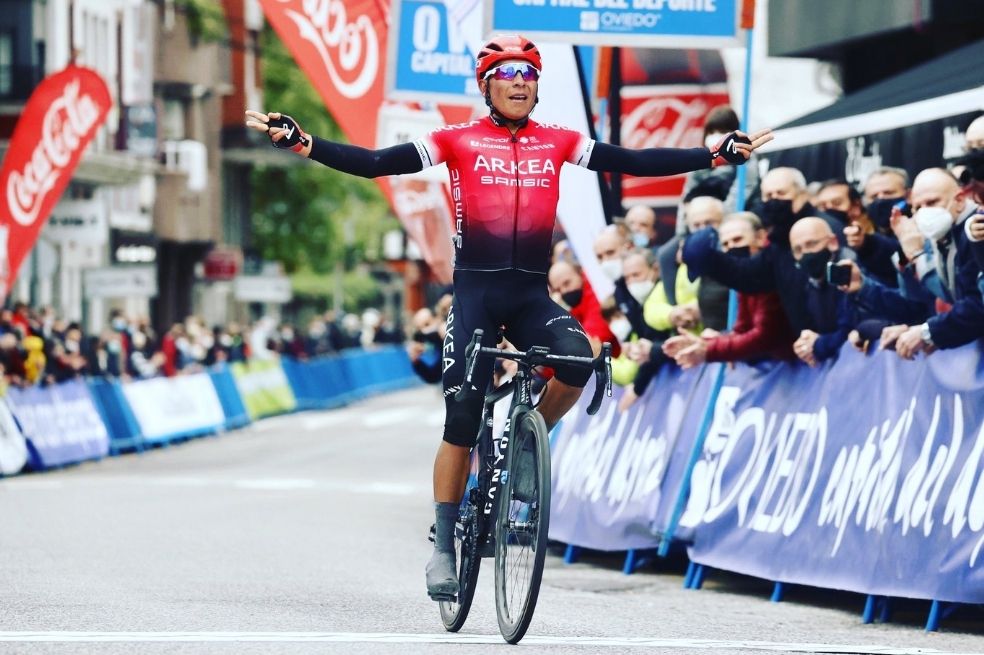 Nairo Quintana y su primer triunfo del año en la etapa inaugural de la Vuelta a Asturias