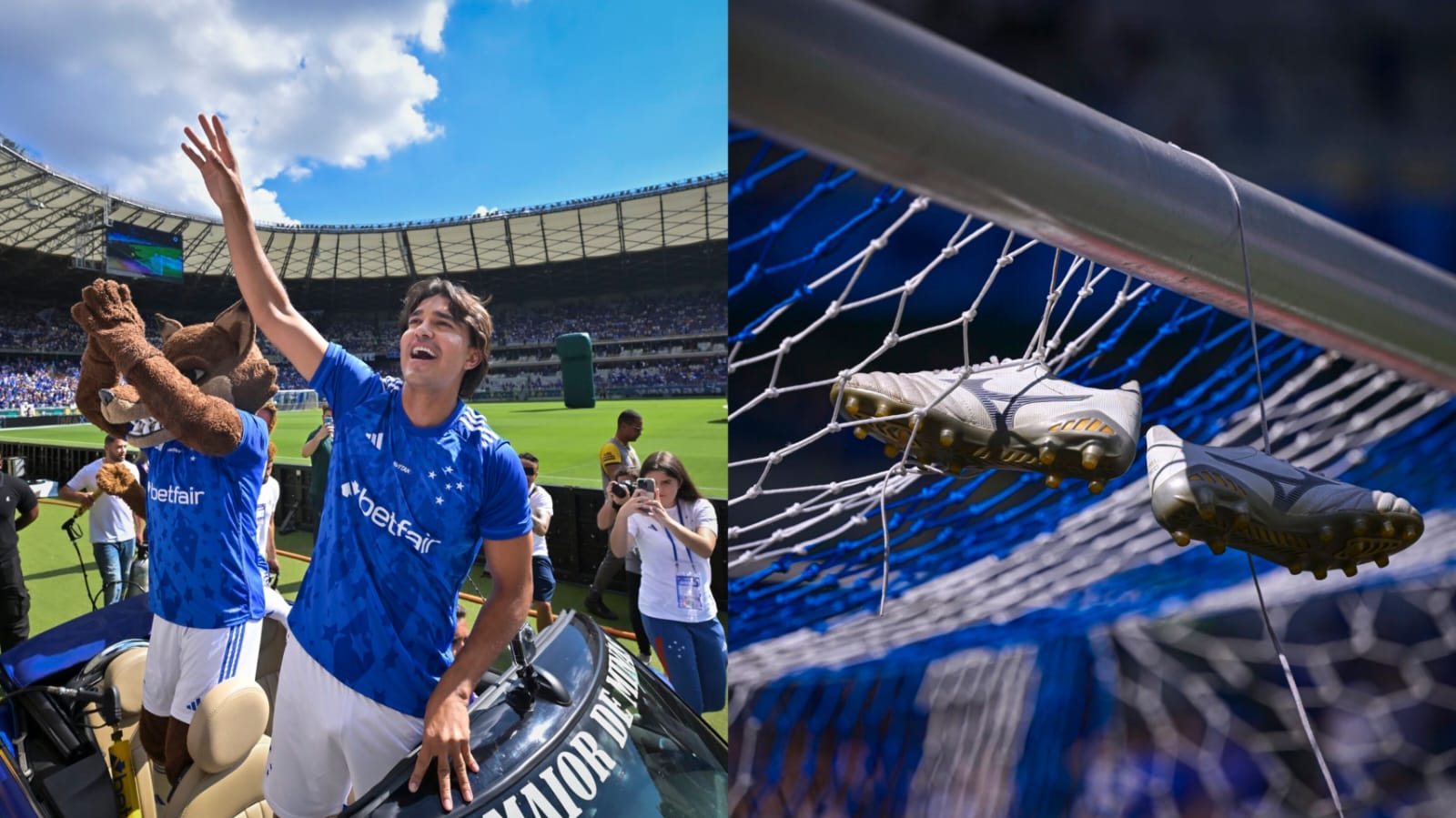 Marcelo Martins Moreno, goleador histórico de la selección boliviana, se despidió este domingo del fútbol con un acto en el Mineirao