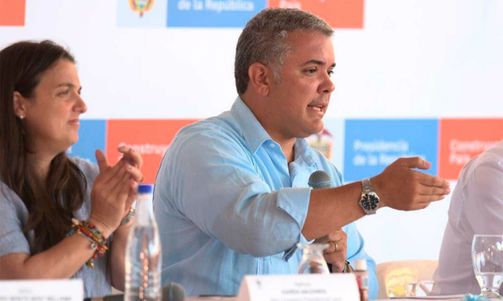 Duque vuelve a insistir a Cuba que entregue a miembros del Eln