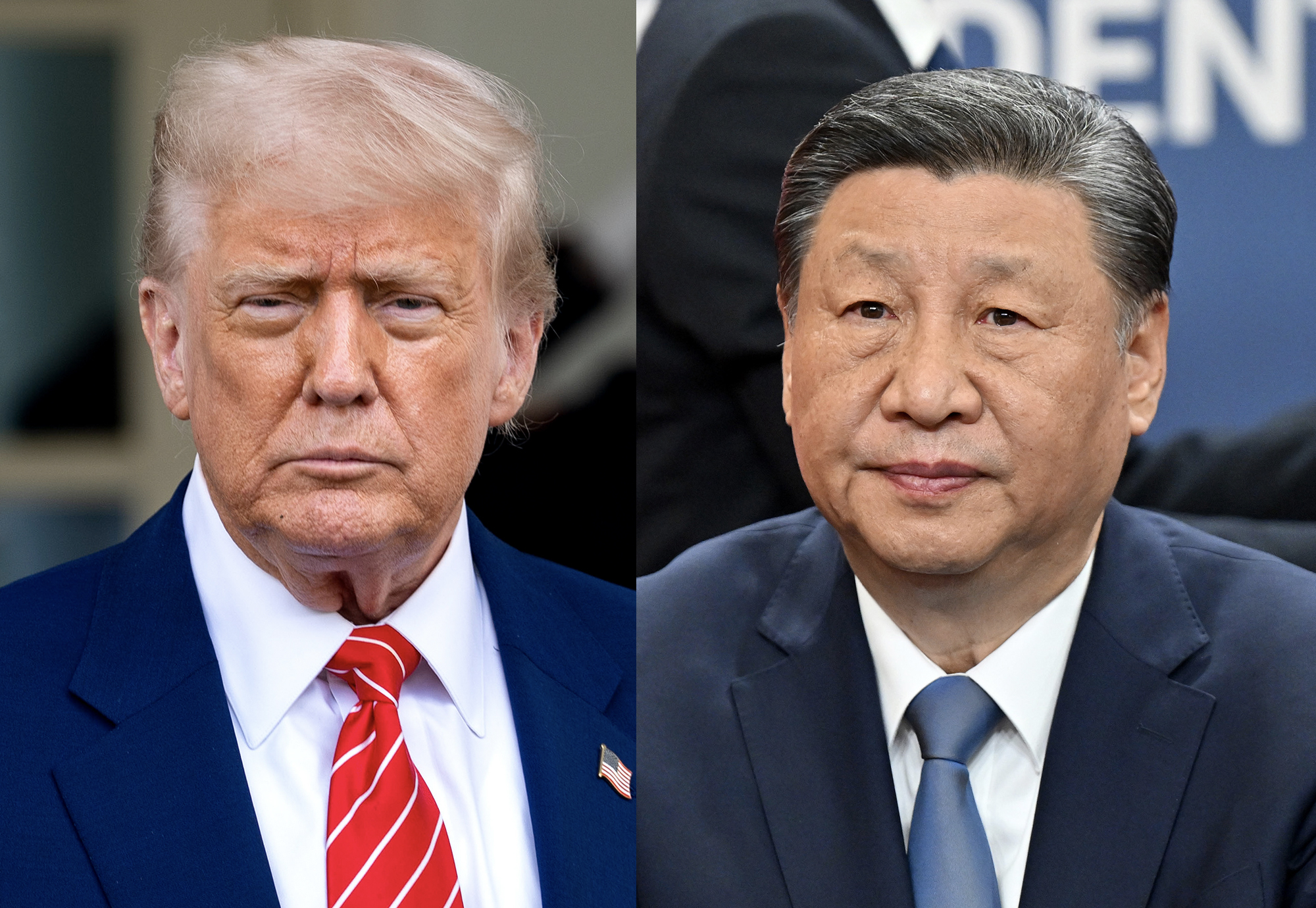Donald Trump y Xi Jinping.
