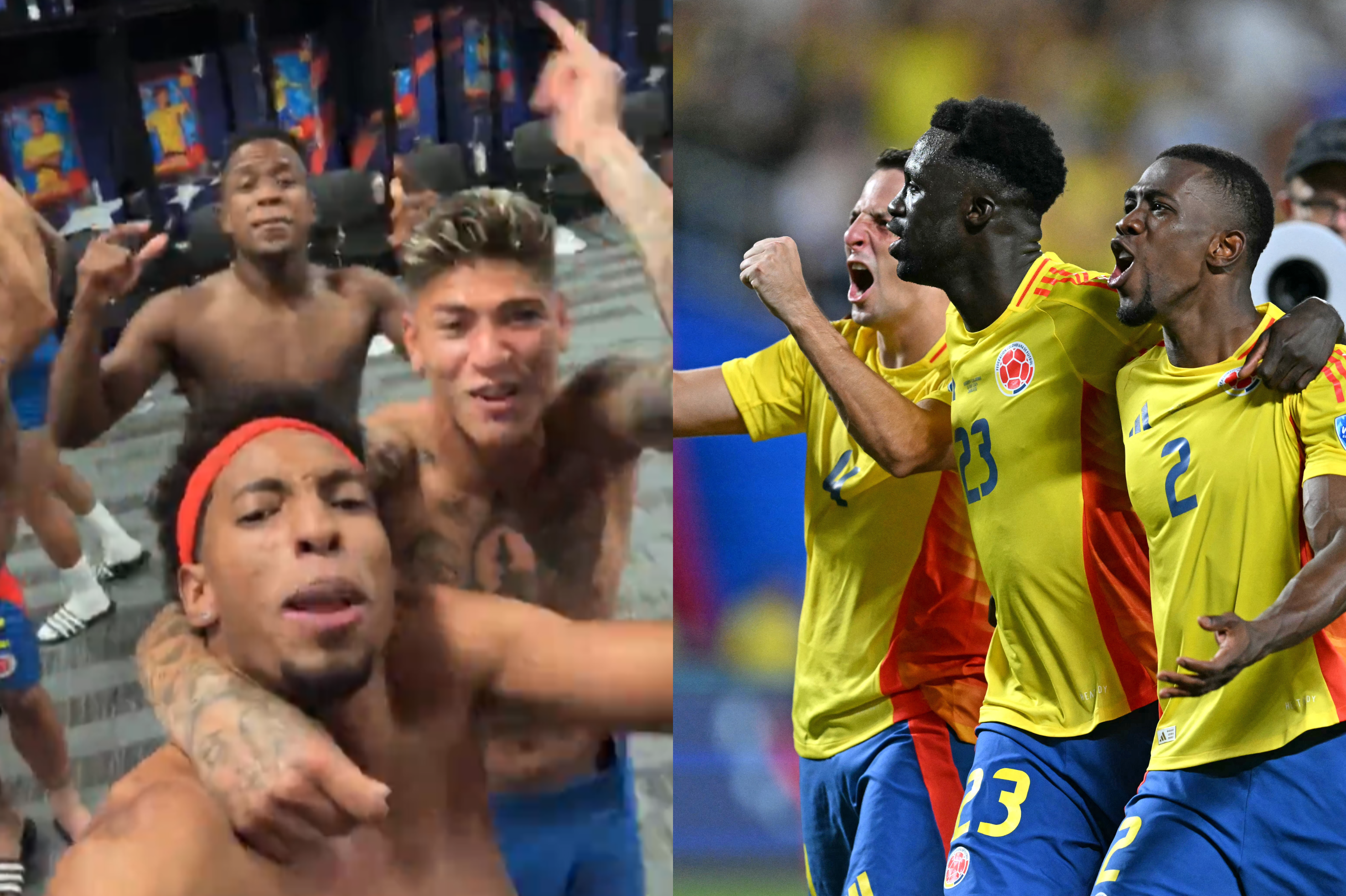 “Mami, prenda la radio y encienda la tele”: así celebró Colombia en el camerino