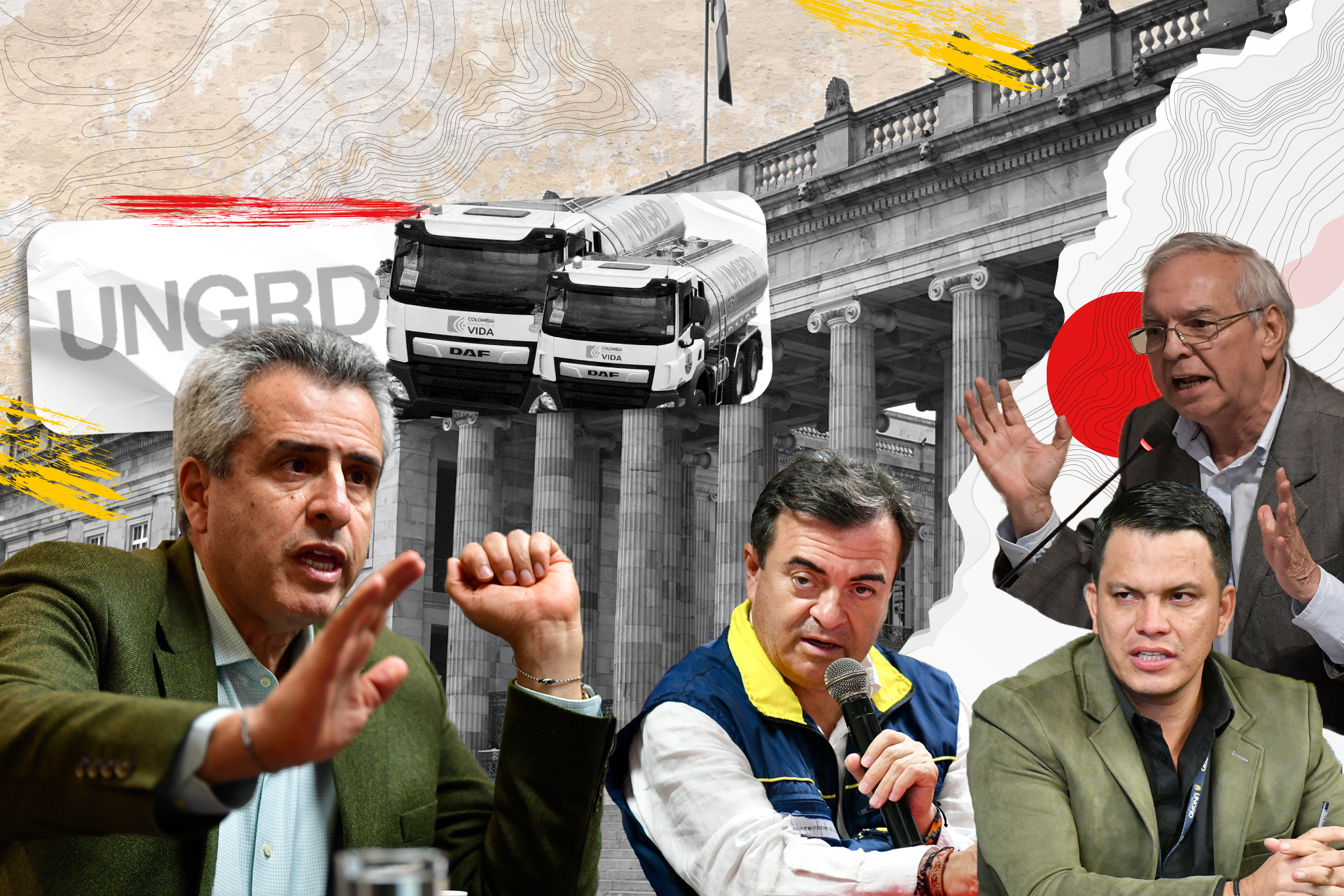 El exministro del Interior y el ministro de Hacienda han sido señalados por Olmedo López y Sneyder Pinilla.