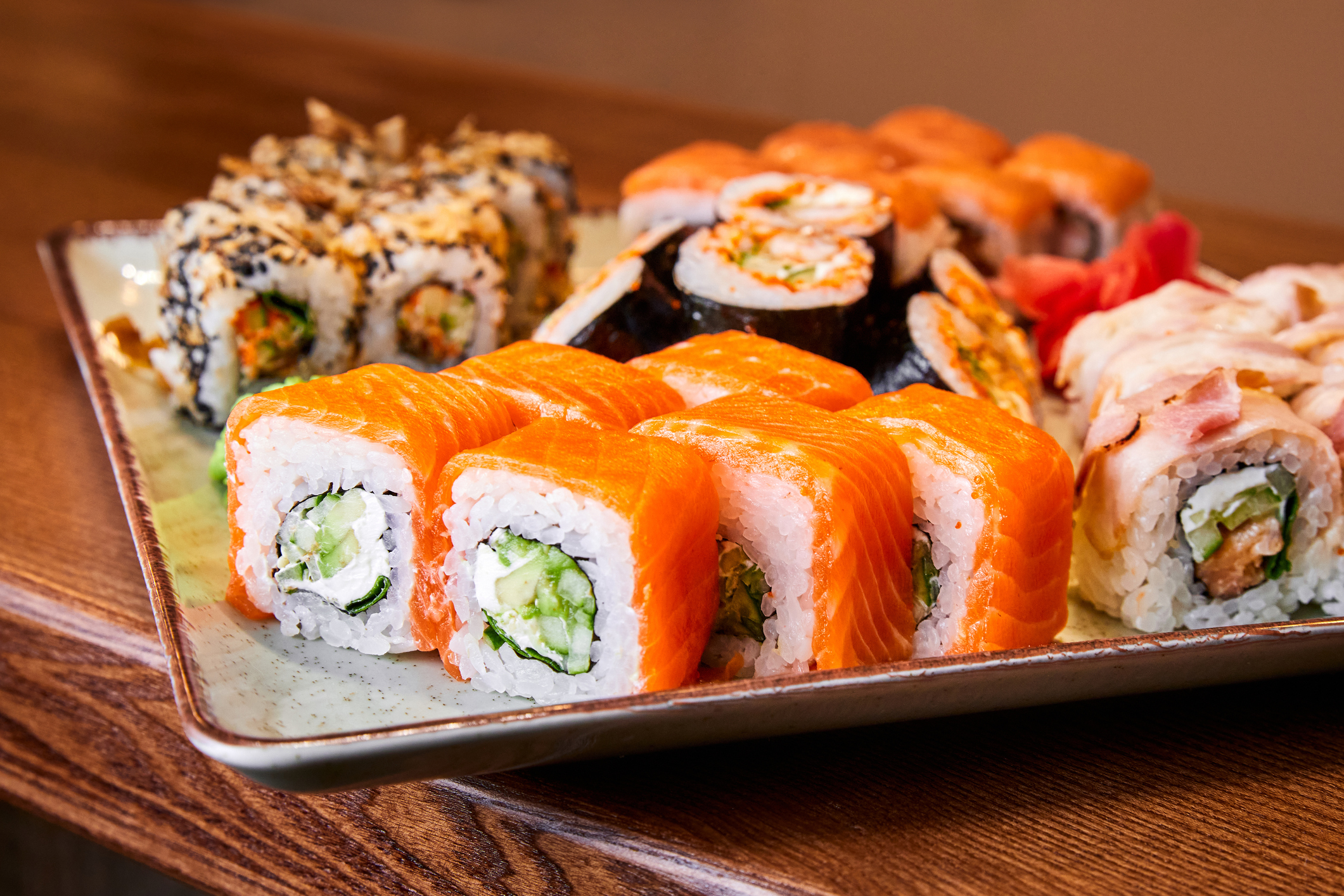 Cubitos de sushi
