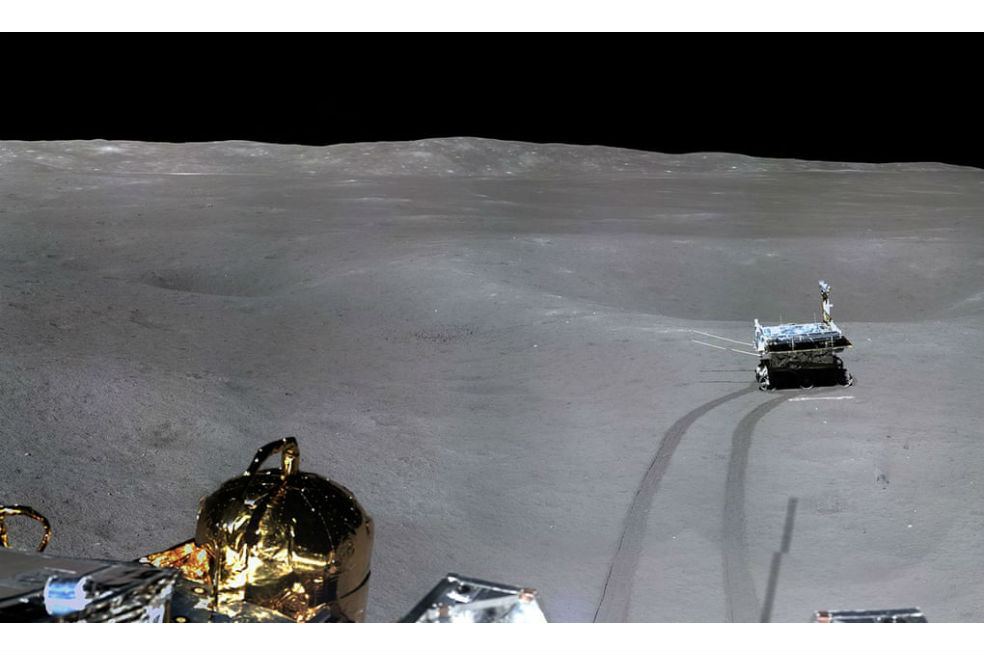 Las primeras fotos panorámicas del lado oscuro de la Luna