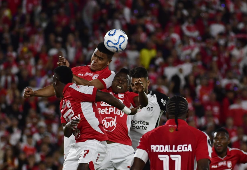 En imágenes: así se vivió el agónico empate de Santa fe en Copa Libertadores