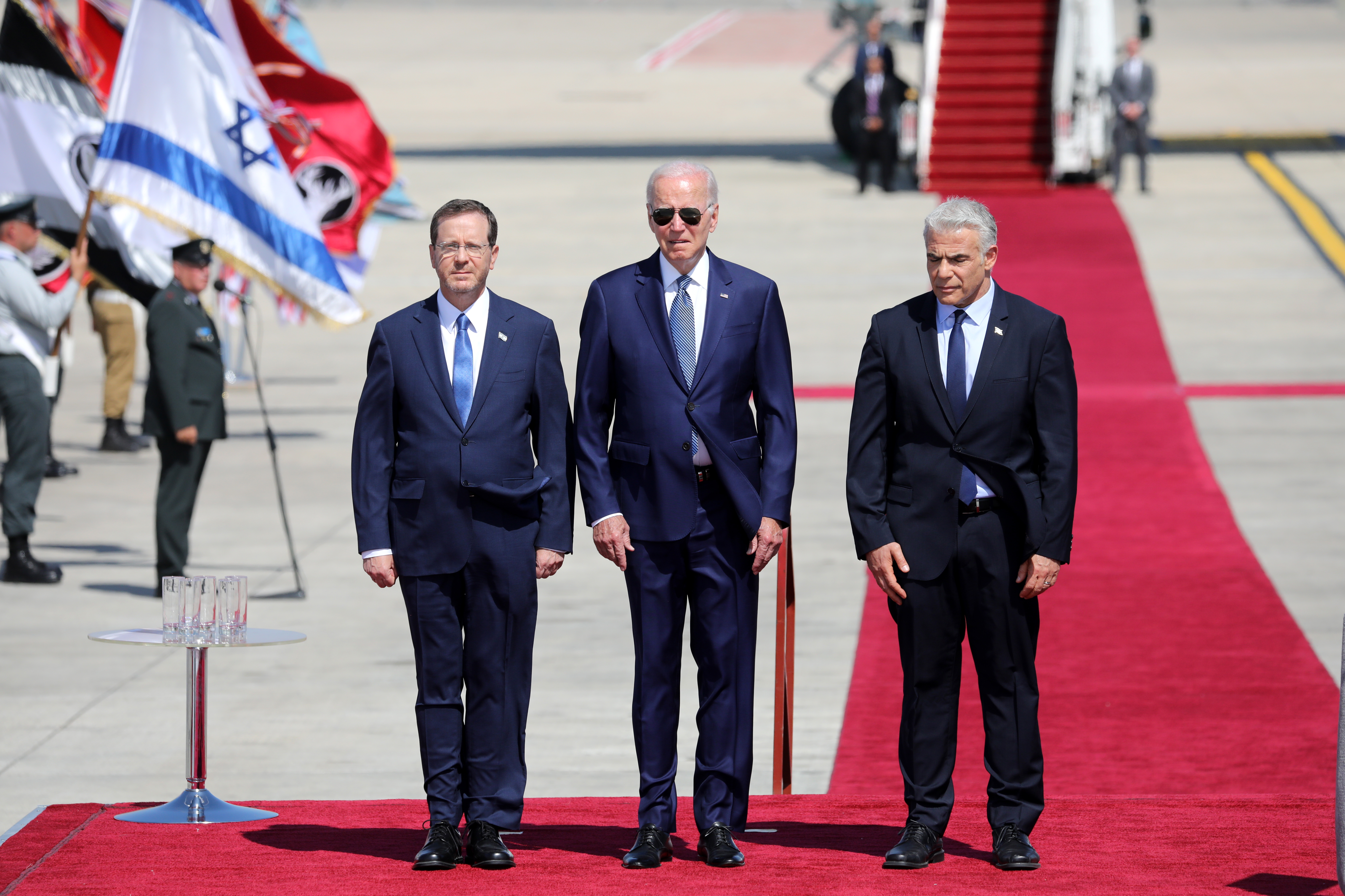 Biden llega a Israel en su primera gira a Oriente Medio como presidente