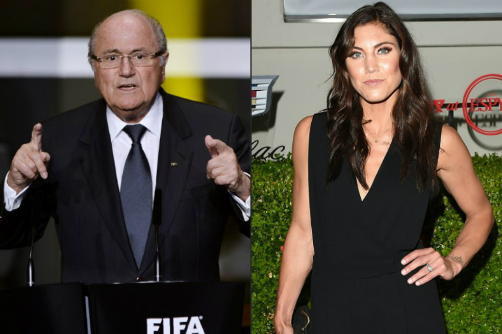 Joseph Blatter califica de «ridícula y absurda» la acusación de la futbolista Hope Solo