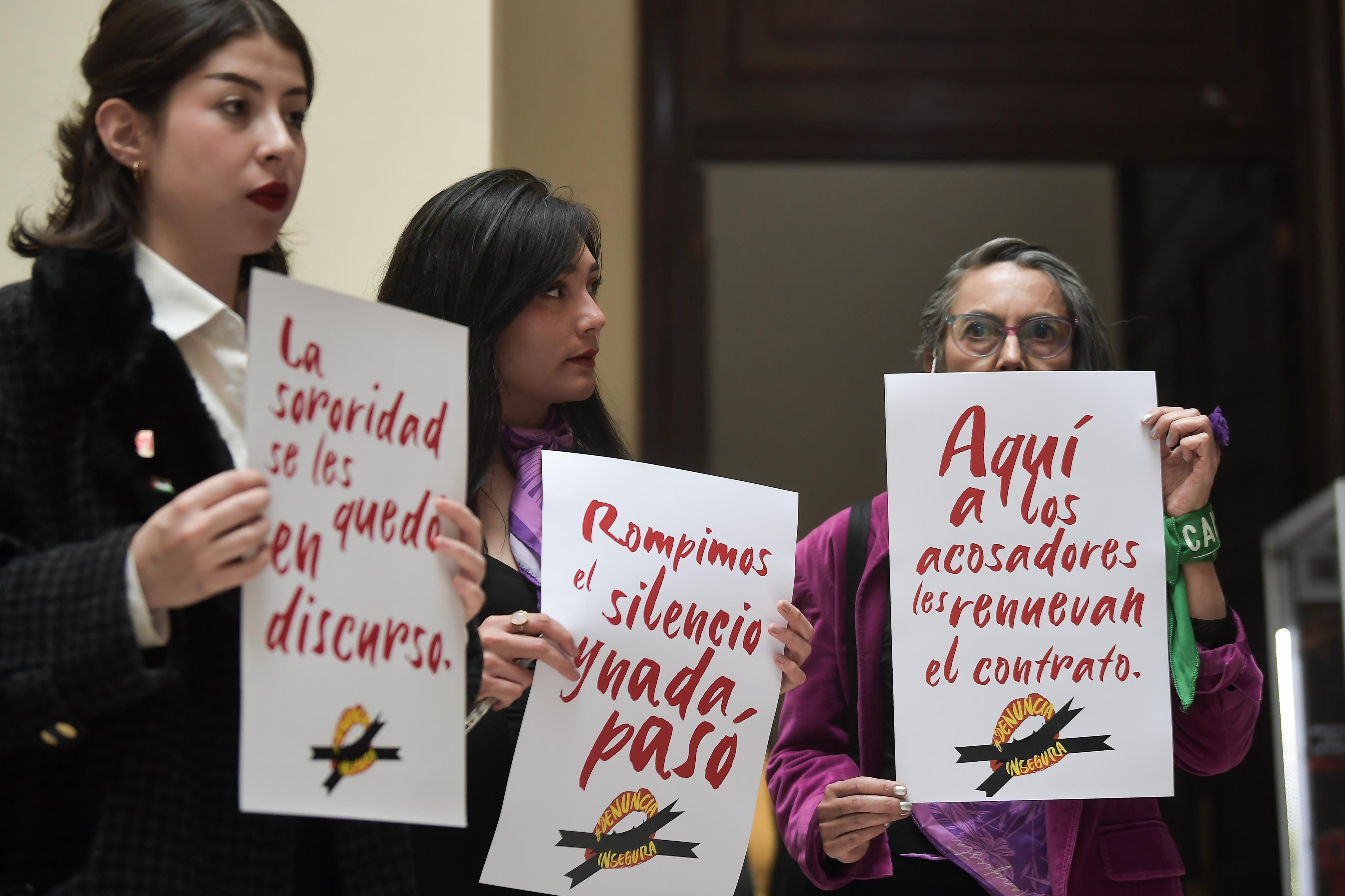 Lanzan alerta de posible impunidad en casos de violencia de género en el Congreso