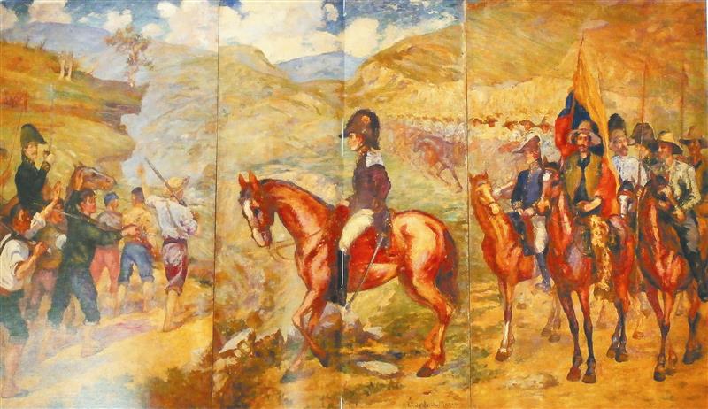 Andrés Santa María, Tríptico de la Independencia, 1926