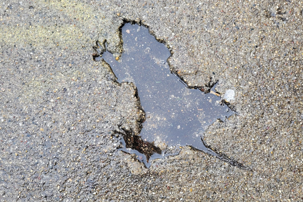 Creían que este agujero había sido hecho por una rata, pero se llevaron una sorpresa