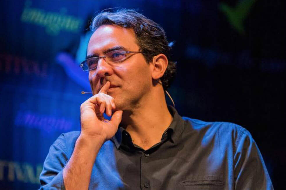 Juan Gabriel Vásquez, escritor colombiano. (Hay Festival - Handout Agencia Anadolu) 