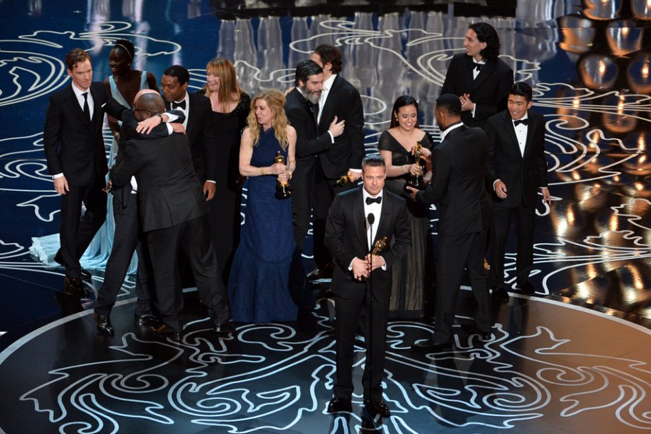 «12 años de esclavitud» gana el Óscar más importante de la noche: mejor película