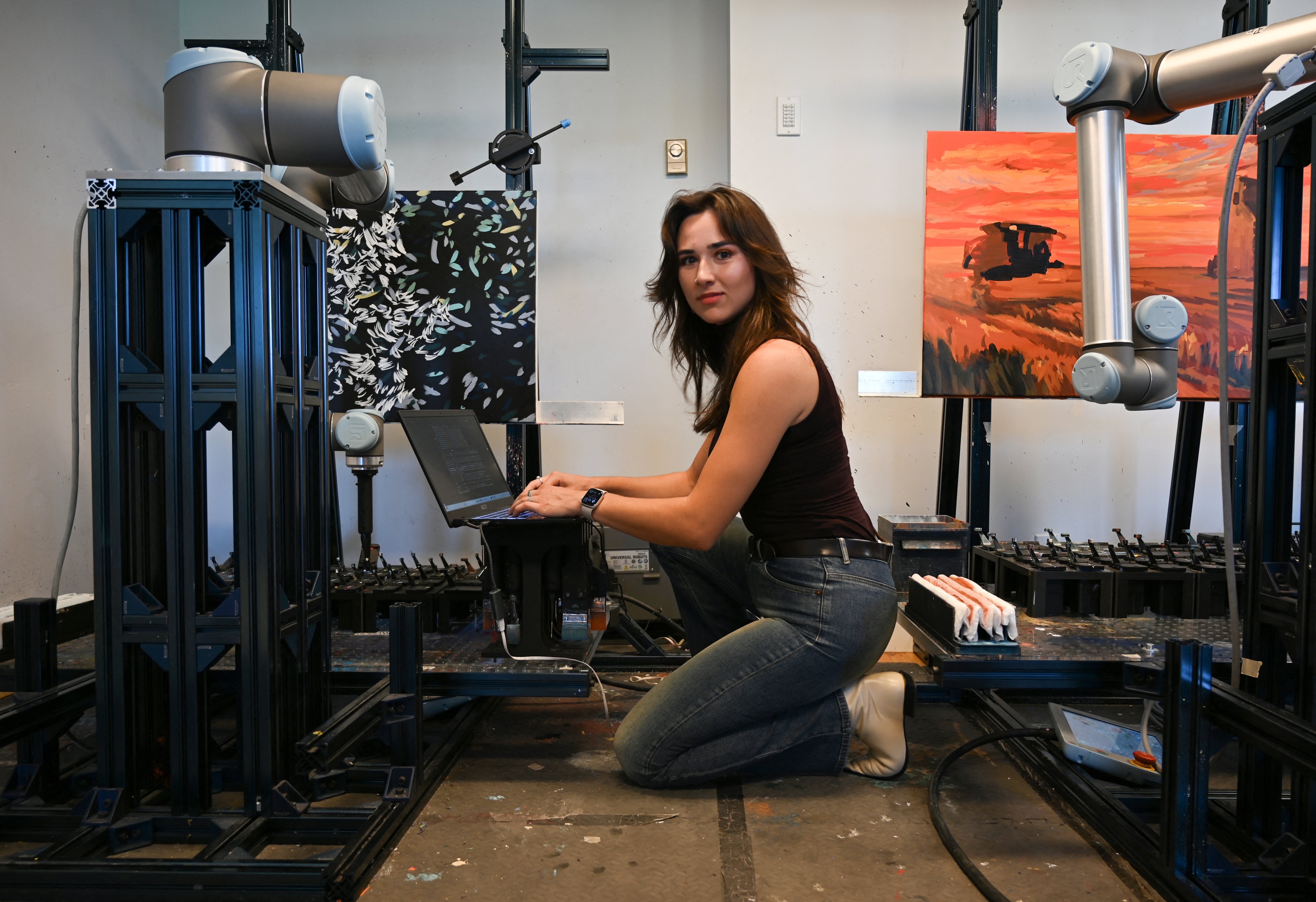 Los nuevos aprendices de pintor, los robots de IA