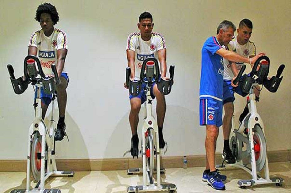 Selección Colombia trabaja en Barranquilla con 14 jugadores