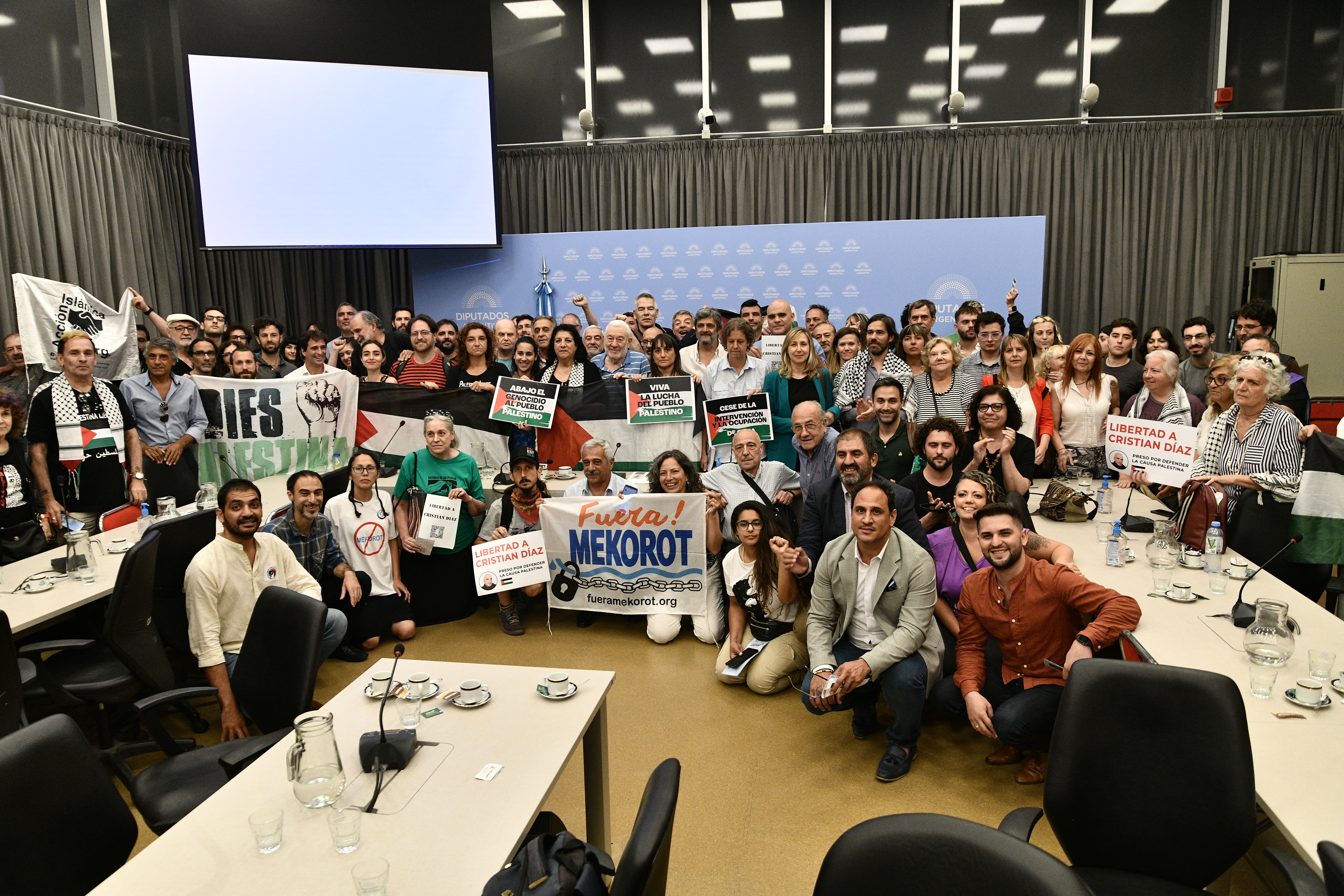 Congreso de "JudíesxPalestina", realizado en Buenos Aires.