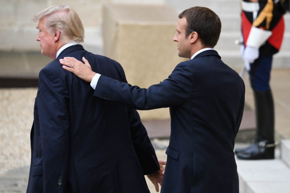 Trump y Macron dicen que diálogo sirio en Ginebra es "único foro legítimo"