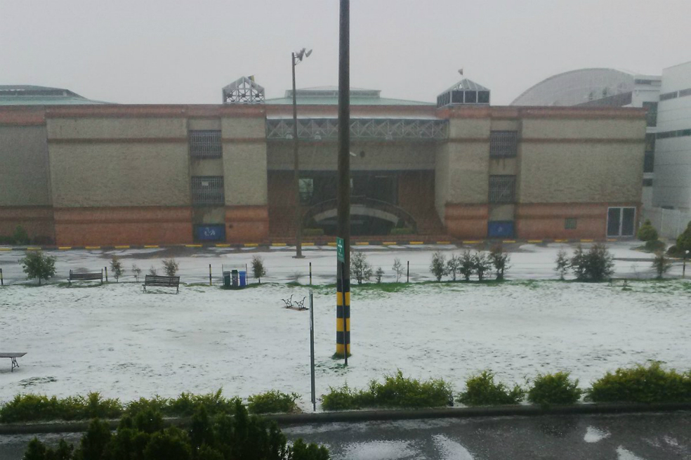 Los estragos que dejaron las lluvias y granizadas en Bogotá