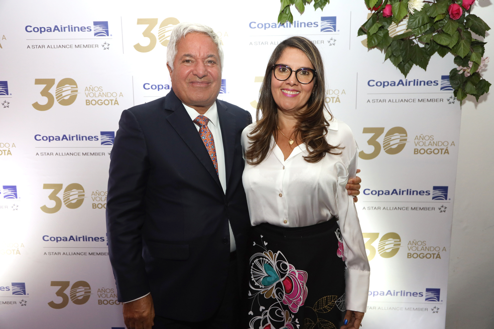 Jean Claude Bessudo y Paola Castaño