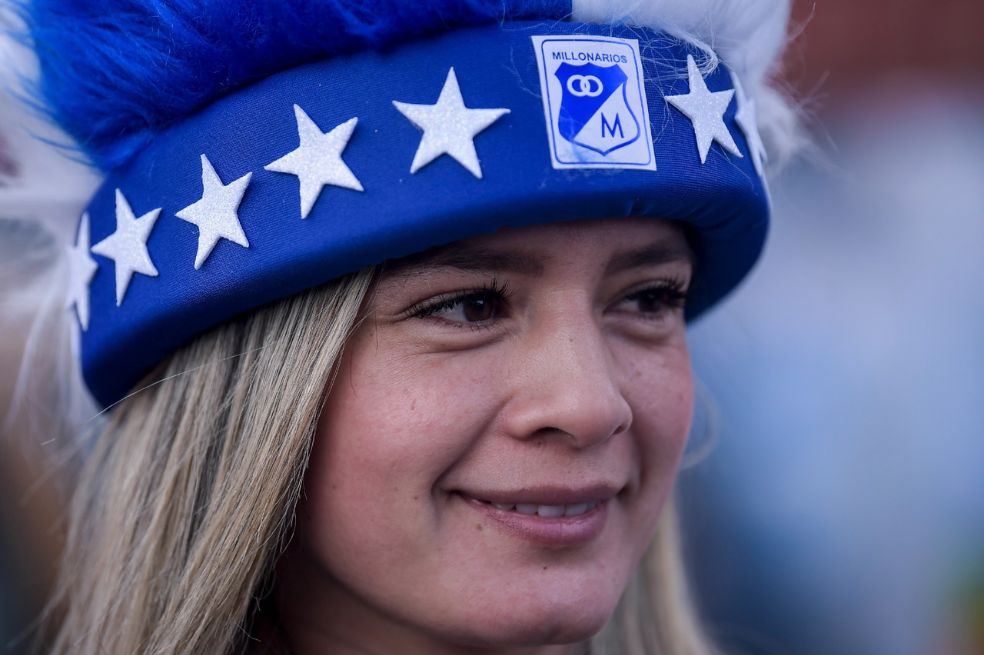 Así está el ambiente en El Campín para la final entre Millonarios y Nacional.