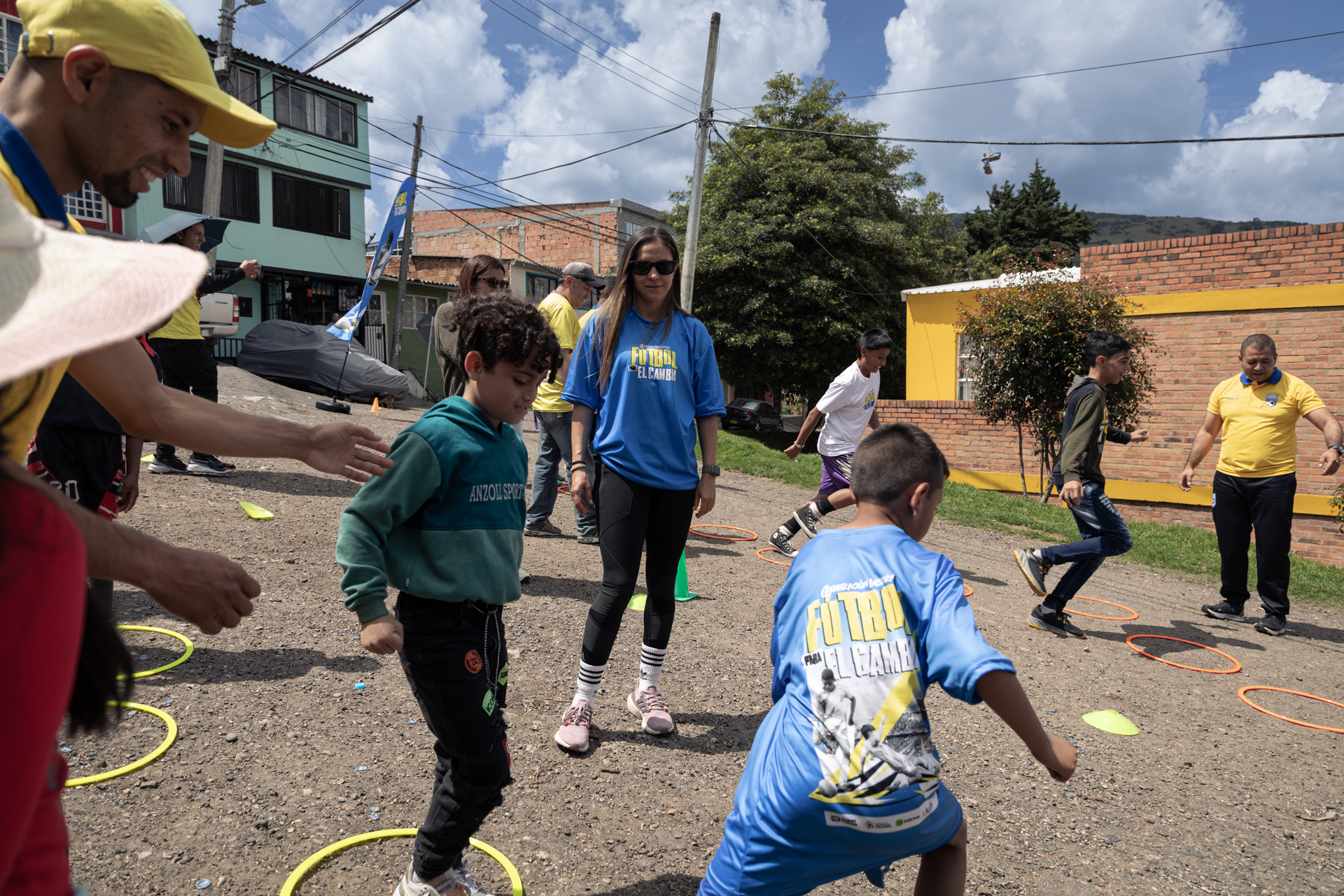 Tatiana Ariza en el evento de la fundación selección colombia