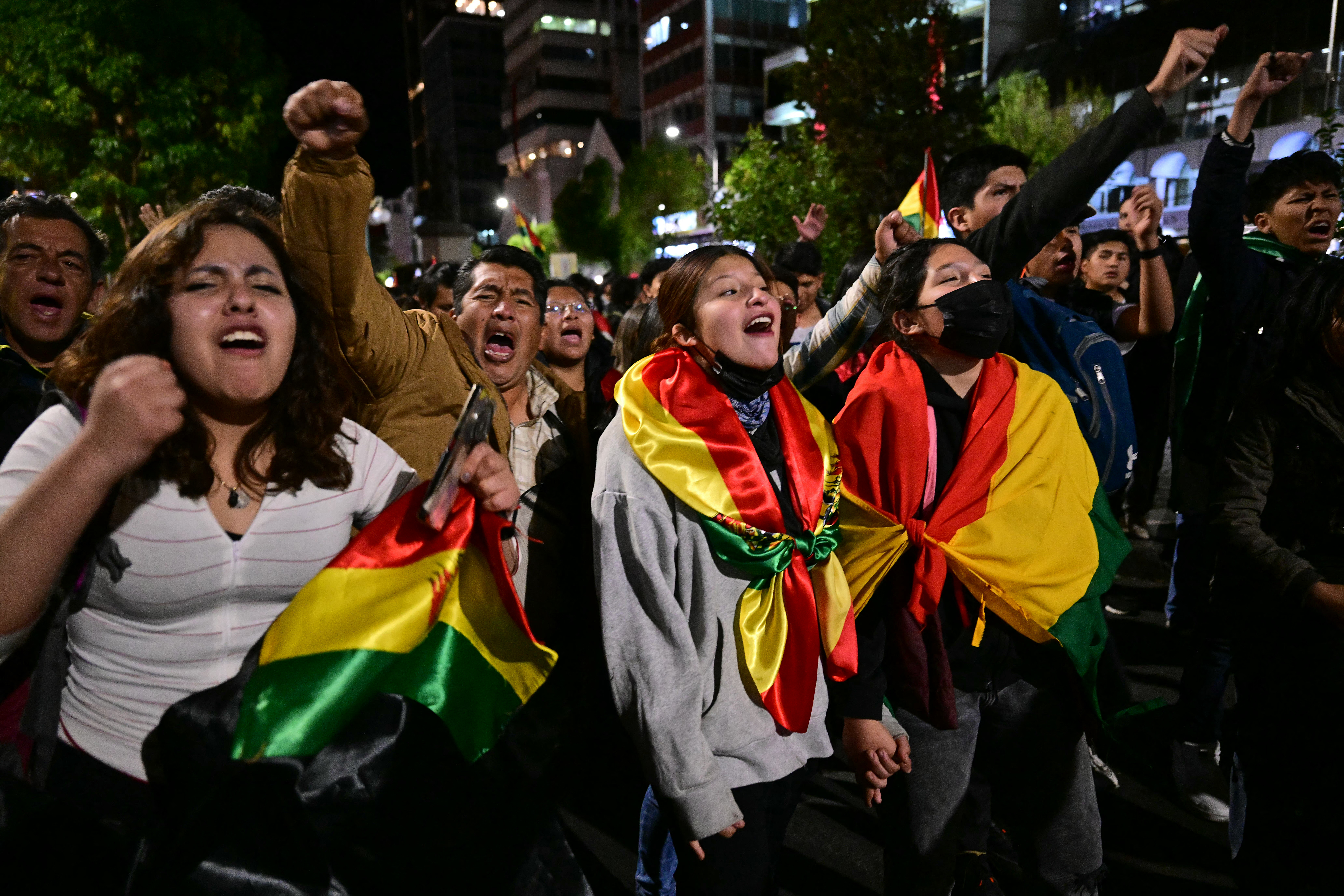 Protestas en Bolivia contra la elección de Rodrigo Paz como presidente
