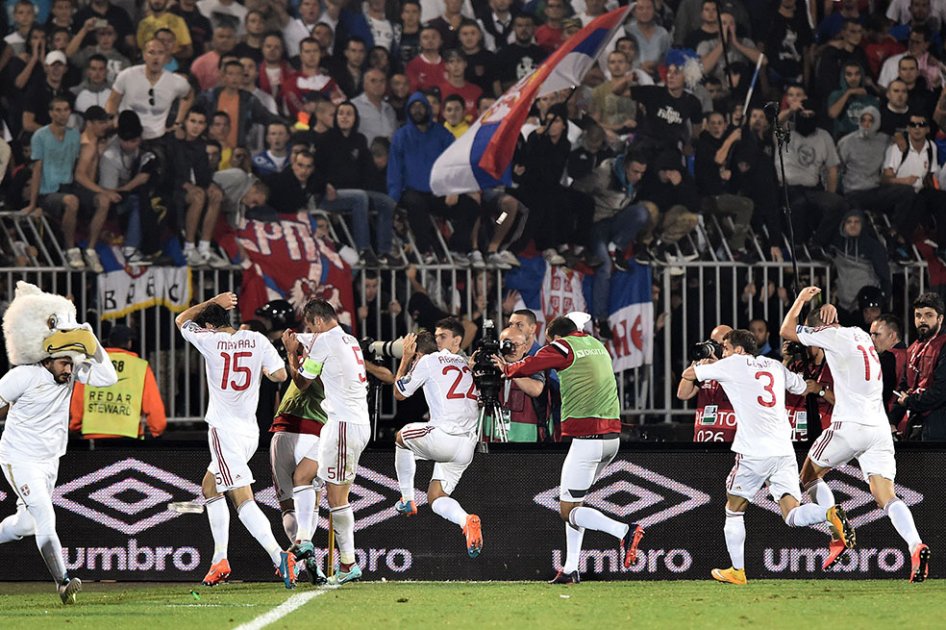 UEFA abre procedimientos disciplinarios contra Serbia y Albania