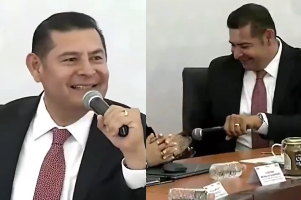 El gobernador de Puebla le da voz a su perro "Tommy"