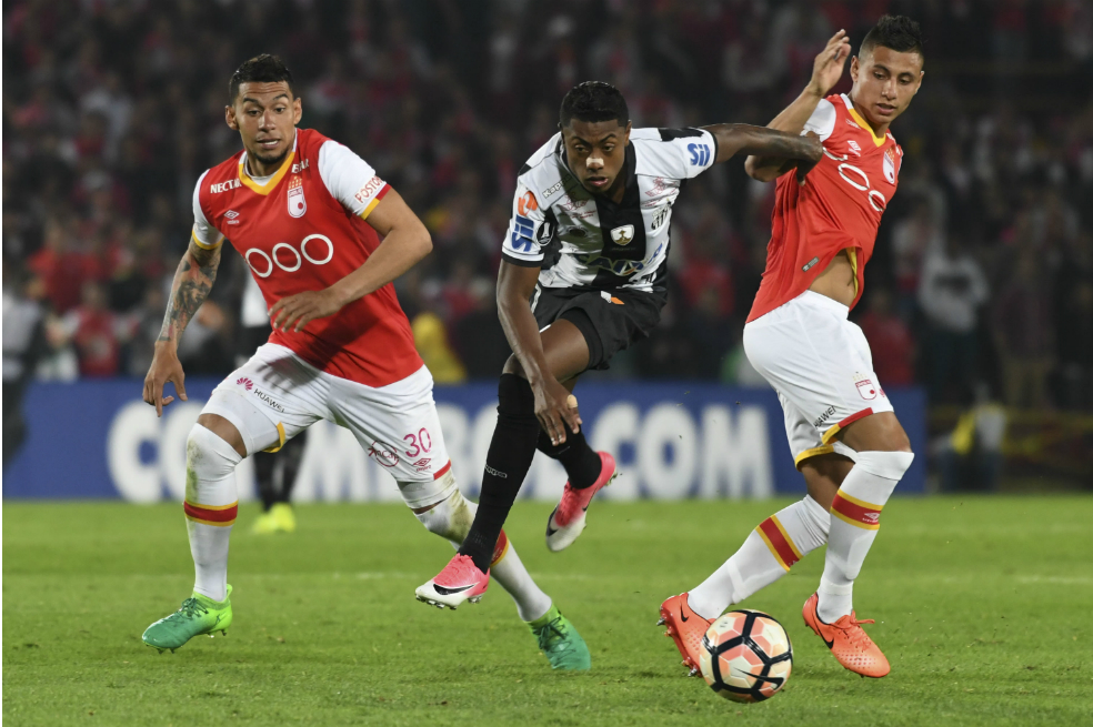 Frío empate en El Campín: Santa Fe no pudo con Santos en la Libertadores