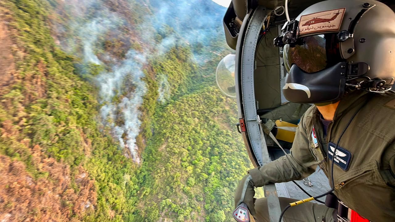 Incendios forestales en Colombia: despliegan aviones y soldados para atender emergencias
