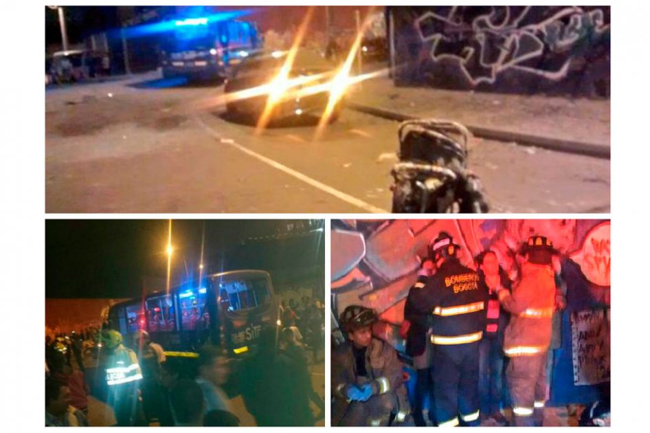 Al menos cinco personas heridas por explosión en bodega de Engativá