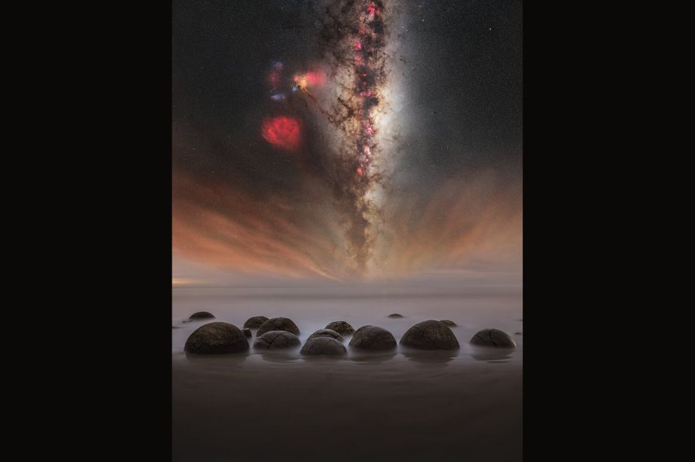 “Cielo Esmeralda de Playa Diamante” de Brent Martin fue tomada en la Gran Carretera Oceánica, Australia.