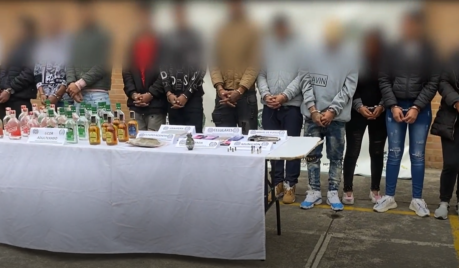 Capturan a 23 integrantes del Tren de Aragua en Bogotá, Cali y Barranquilla