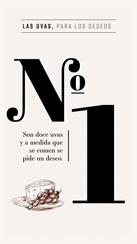 Agüeros para recibir el Año Nuevo