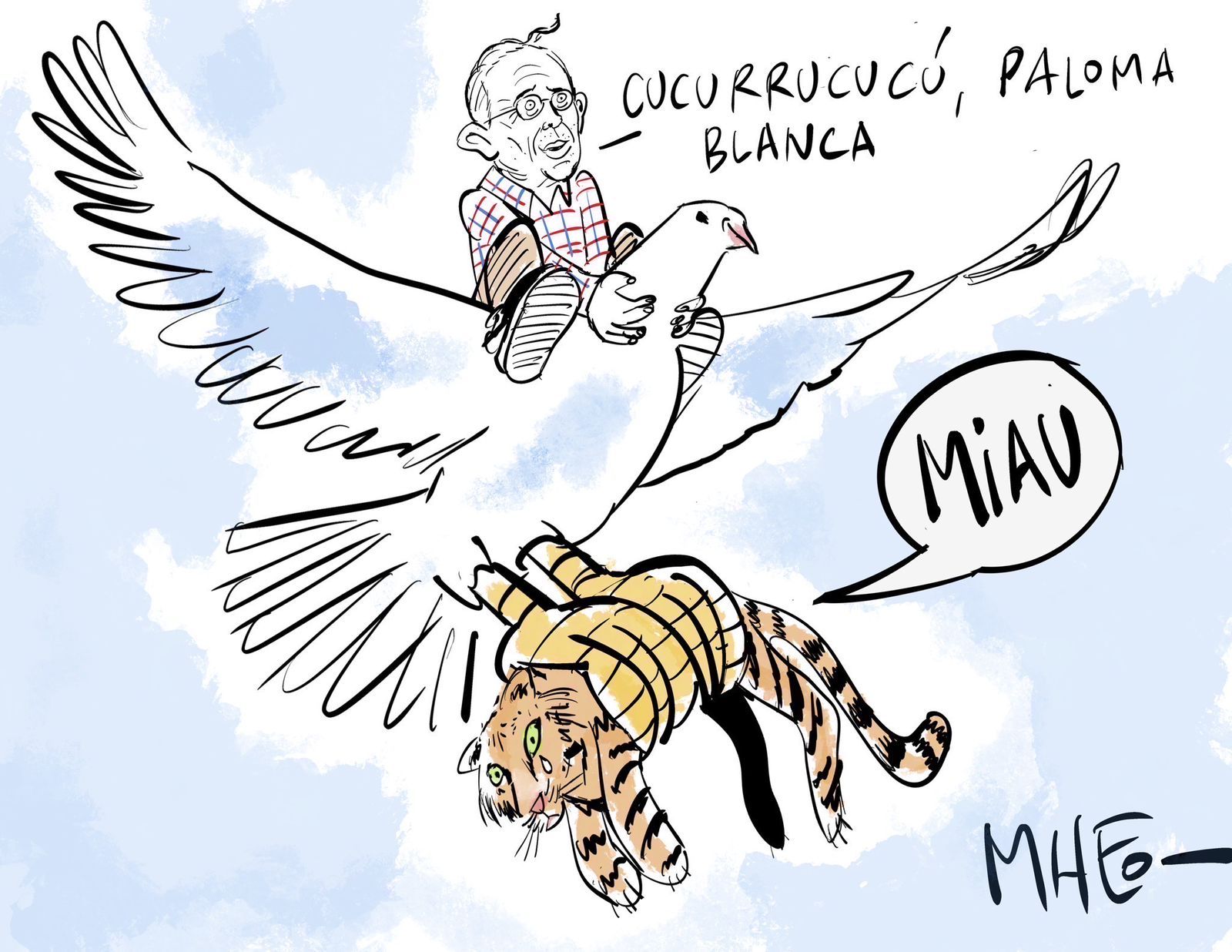 Resumen en caricaturas de lo que pasó en las consultas presidenciales