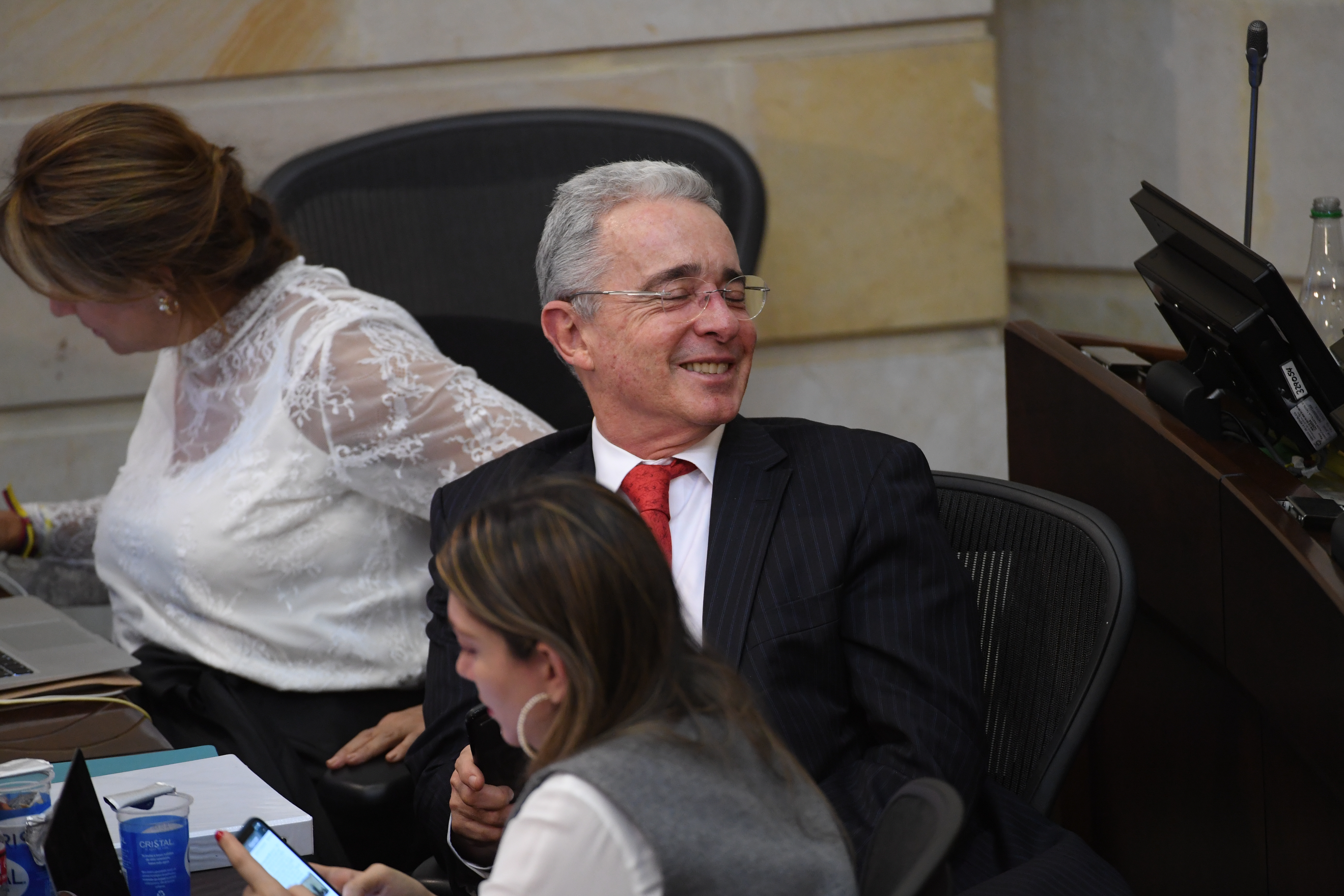 Senador por el partido Centro Democrático, durante el debate sobre las objeciones a la ley estatutaria de la Jurisdicción Especial de Paz (JEP).