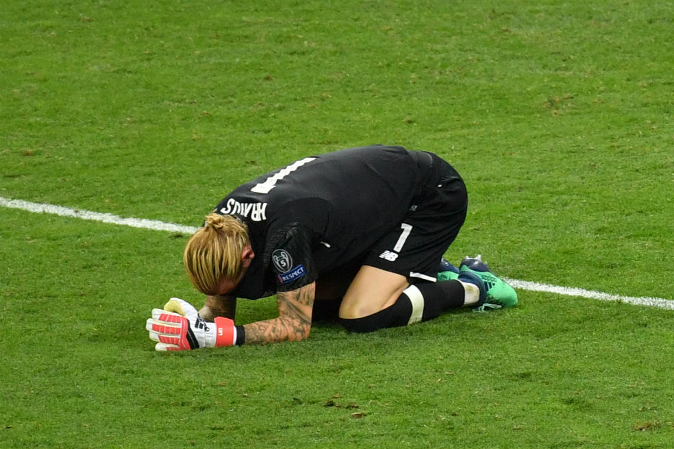 Karius, el arquero del Liverpool que tuvo una noche para el olvido