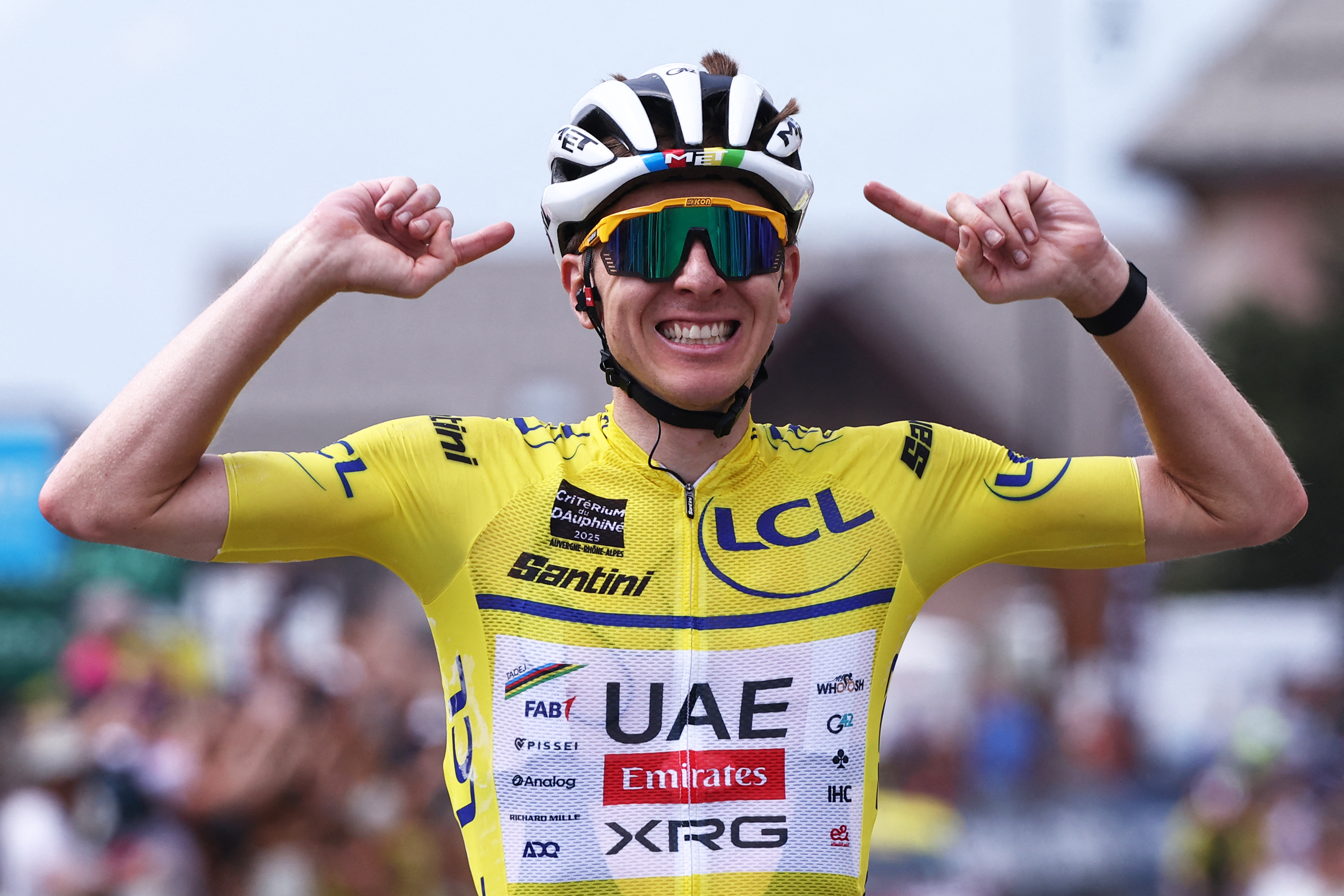 Pogacar, extraordinario: ganó la etapa reina del Dauphiné y se afianzó como líder