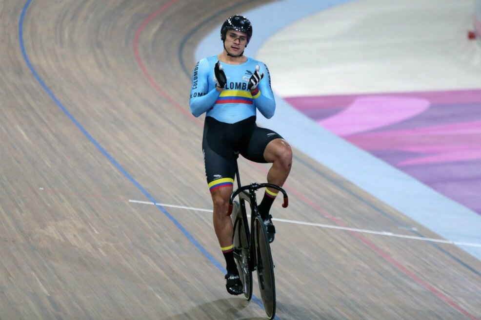 Colombia se tuvo que conformar con plata y bronce en la velocidad por equipos del ciclismo de pista