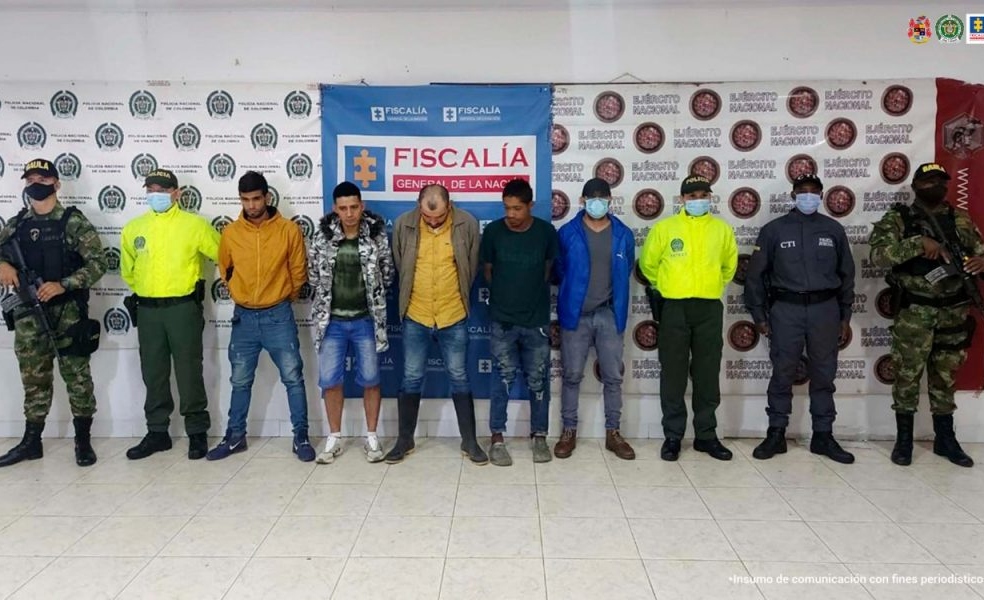 A la cárcel cinco hombres señalados de asesinar a dos personas en Putumayo