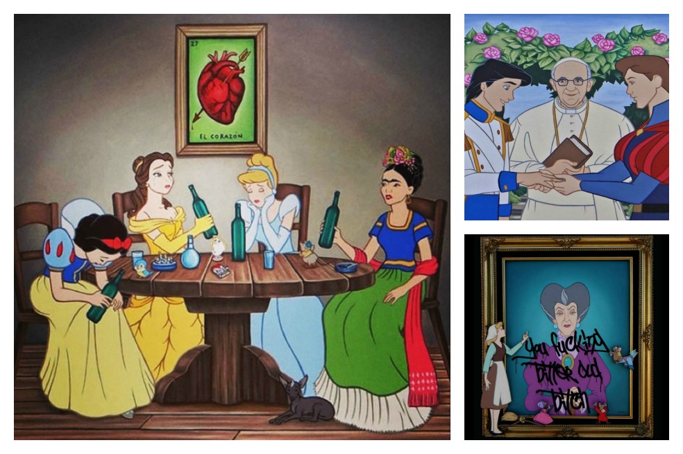 Artista cuestiona el final feliz que Disney le pone a sus historias