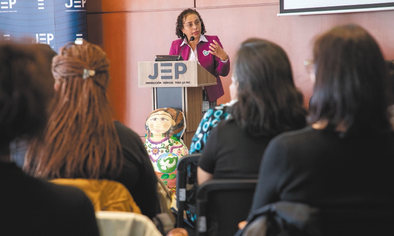 La magistrada Reinere Jaramillo hace parte de la Sección de Ausencia de Reconocimiento de la JEP.