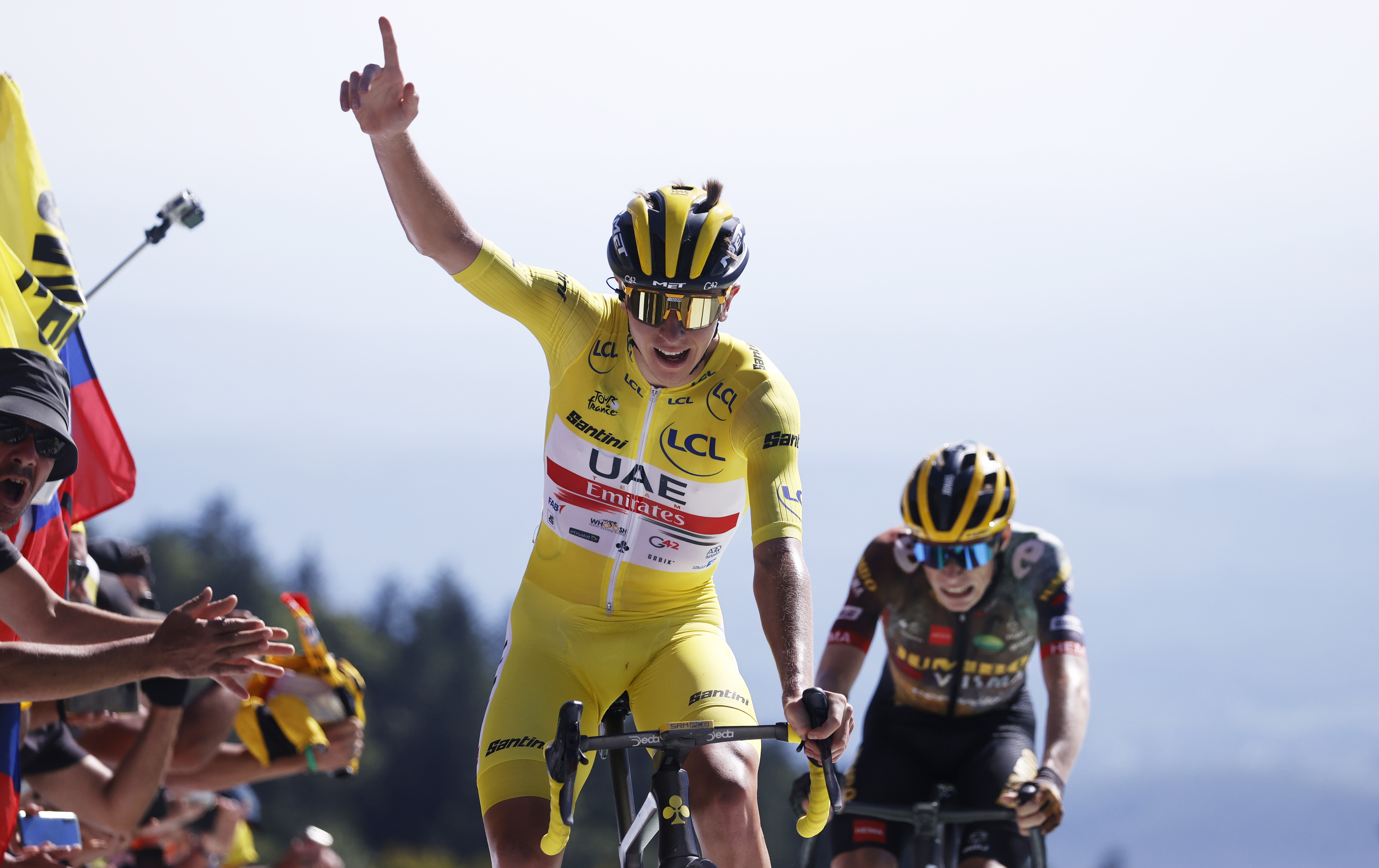 Solo Vingegaard le sigue el paso a Pogacar, así quedó la clasifiación del Tour