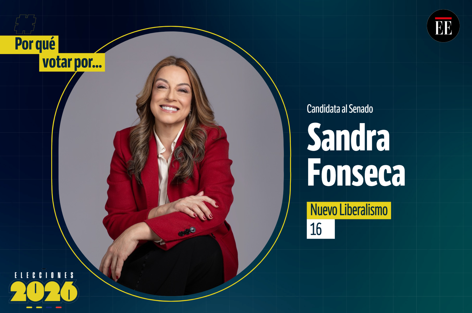 “Por qué votar por”: Sandra Fonseca, candidata al Senado