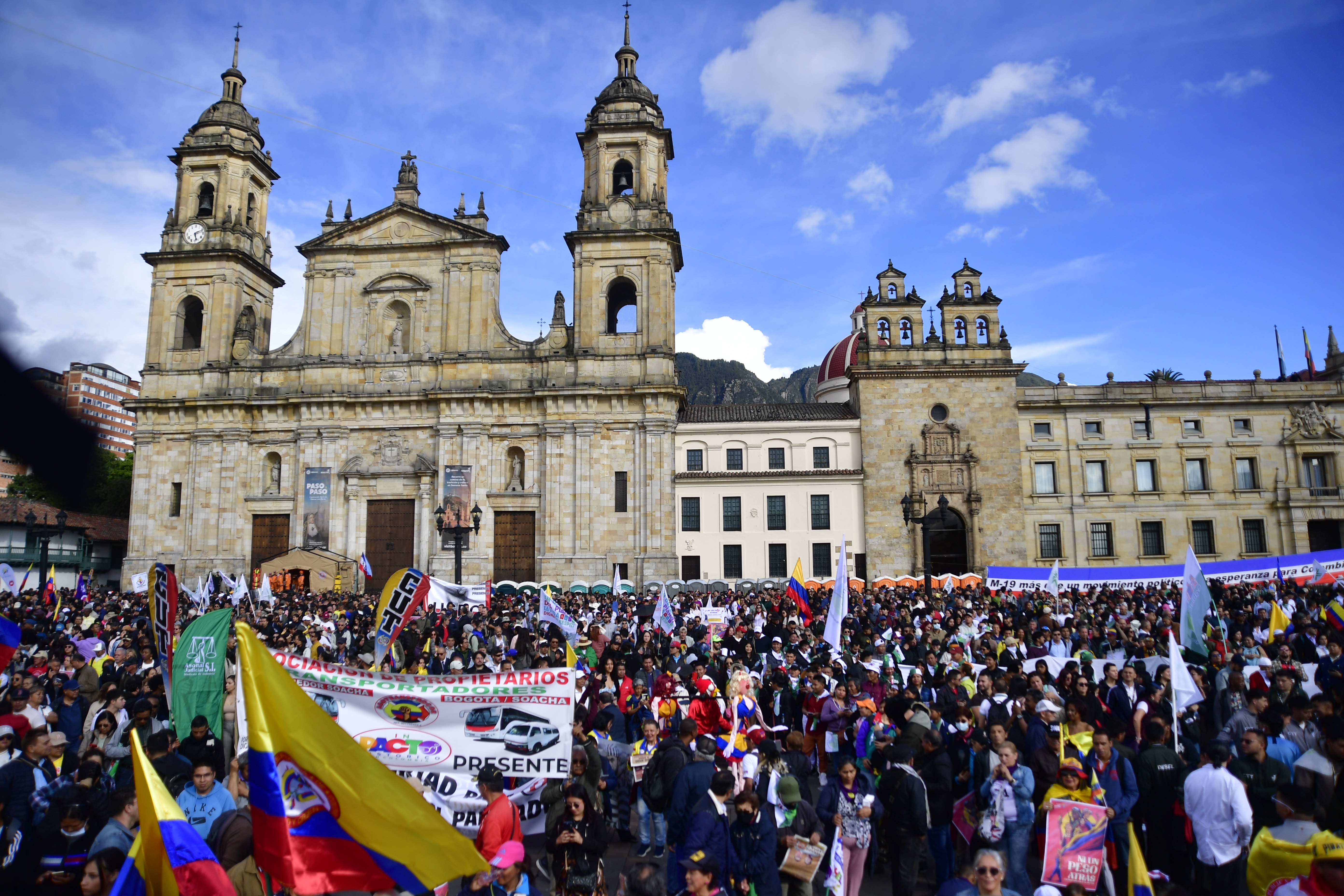 Bogotá vivirá varias marchas del 17 al 28 de junio: elecciones, Mundial y más convocatorias